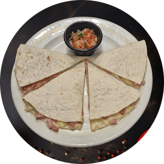Big quesadilla de jamón