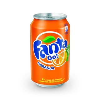 Fanta Naranja lata 330ml.