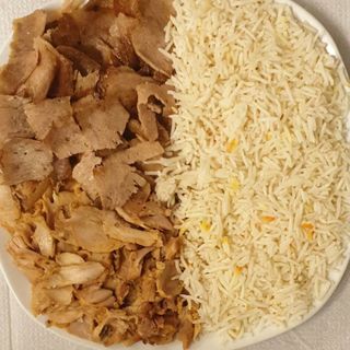 Menú Plato De Carne Con Arroz