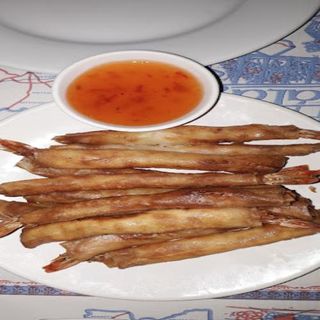 rollo de gamba frita 