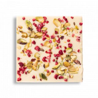 Pistacho & Frambuesa Chocolate Blanco