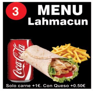Menú Lahmacun