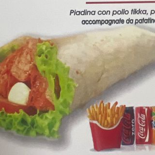 Grilled BBQ  Wrap   MENU