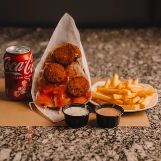 Menú Kebab Falafel