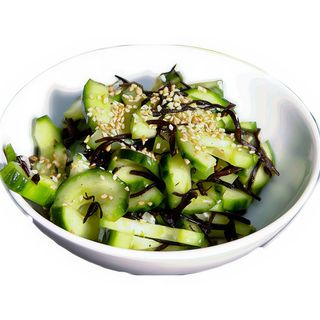 Ensalada de algas con pepino