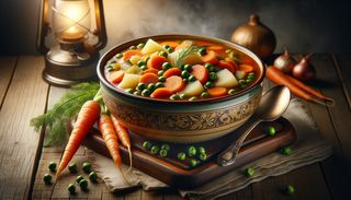 Ciorbă ardelenească de legume