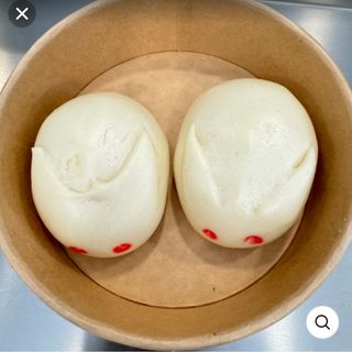 Bao coniglio con crema 2 pezzi