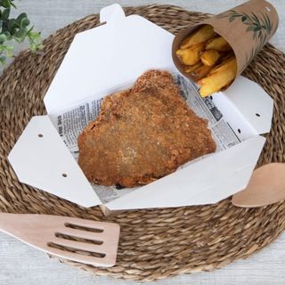 Cachopo Clasico Con Su Guarnición