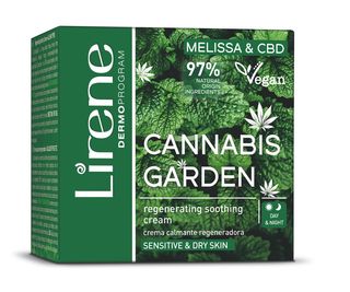 Crema regeneratoare Cannabis Garden cu efect intens de calmare, 50ml