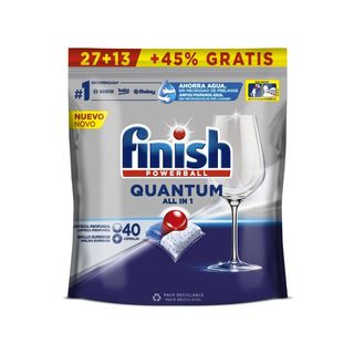 Lavavajillas Máquina Finish Powerball Cápsulas 40 Uds