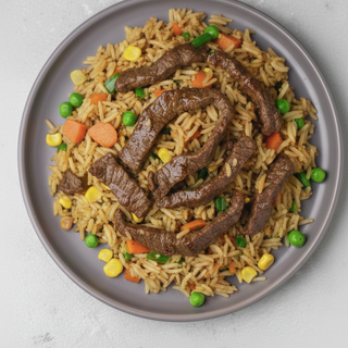Basmati Fried Rice And  Beef