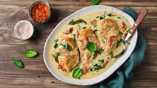 Филе с кусочками курицы