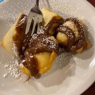 Zoccolette fritte alla Nutella