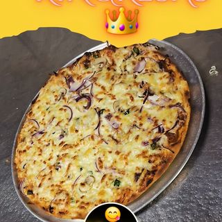 Pizza grande metade+ metade 