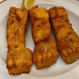 Pregado Frito com Arroz de Tomate