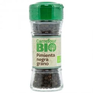 Pimienta Negra en Grano Ecológica Carrefour Bio 40 Gr.