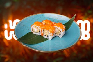 33.Uramaki ebiten tobiko - 4 pezzi