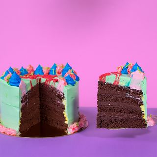 შოკოლადის ტორტი ( 4 ნაჭრიანი )