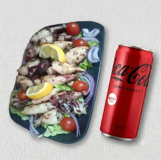 COMBO Lignje na žaru + Coca Cola 330ml