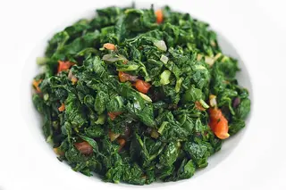 Fried Spinach