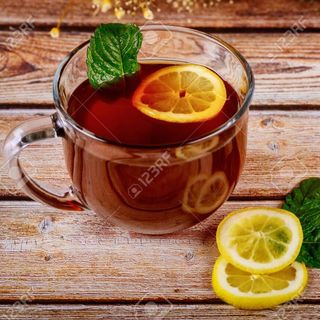  Thé noir à la menthe et au citron 