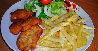 Menú Plato de Pollo Rebozado
