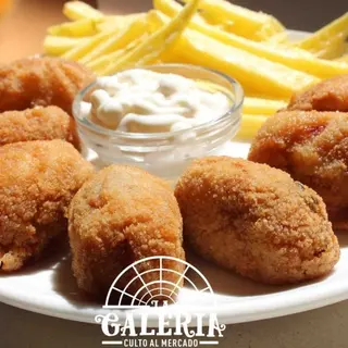 Croquetas de rabo de toro con patatas