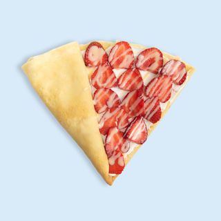 კრეპი კრემ ყველით და მარწყვით