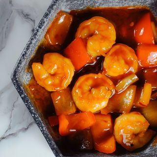 Gamberi in Salsa Chili