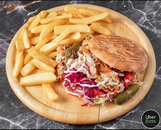 Menù panino kebap con la birra