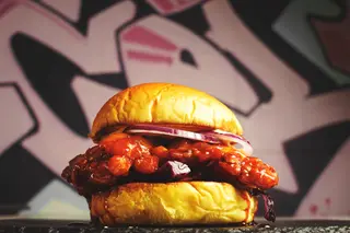 Burger Chicken Glass
