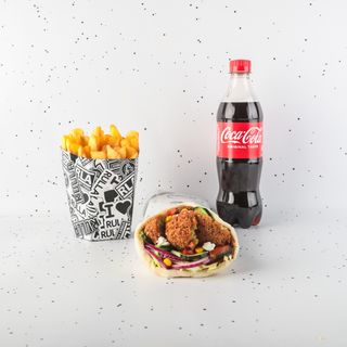 Falafel Rulla-Vege menu
