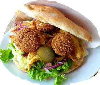 Falafel sandwich