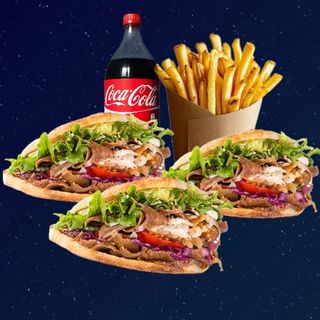 3  KEBAB O DURUM POLLO O TERNERA