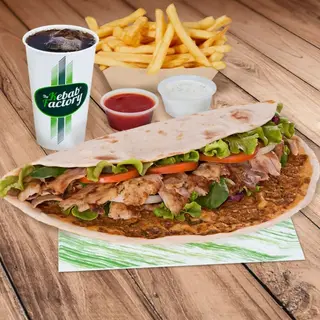 Menu lahmacun de ternera