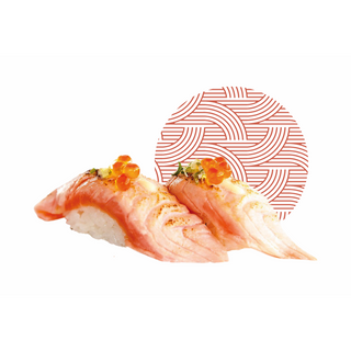 A2. Nigiri Salmón Flambeado | 2 Pzs.
