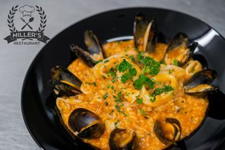 Rizotto cu fructe de mare