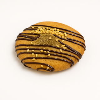 Cookie con crema Kinder Bueno y avellanas