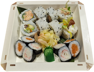 Mały lunch (16 szt.) + Zupa miso - GRATIS !!!