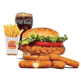 Crispy Chicken Meal + 4 pcs Mozzarella Sticks