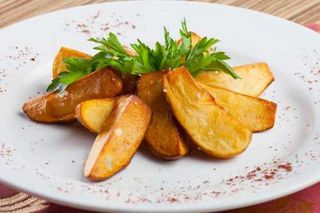 Картофель, жареный из отварного