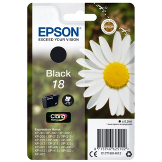 Cartucho De Tinta Epson 18 Negro