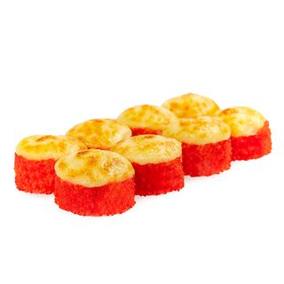 Zapiekany z krewetkami