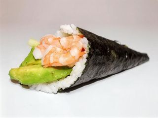 temaki de langostino 1 pieza