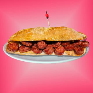 BOCADILLO CHORIZO A LA PLANCHA