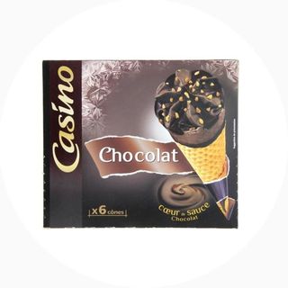 Glace Cone Tout  Chocolatx 6 Co           