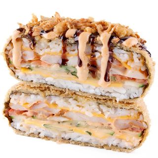 Суші-бургер з куркою