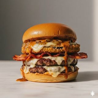 Eggplant burger
