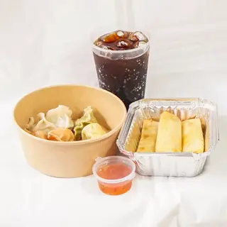 Menù ravioli, con antipasto, salsa e bibita
