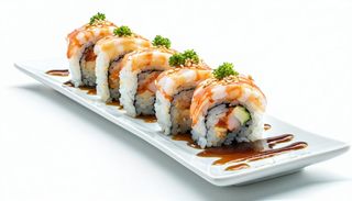 Uramaki ebi tempura 8 pezzi